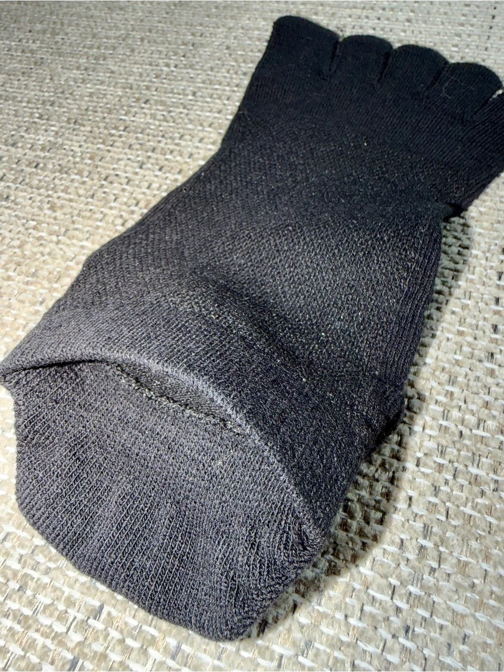 Black Five-Toe Sock - 5 pairs